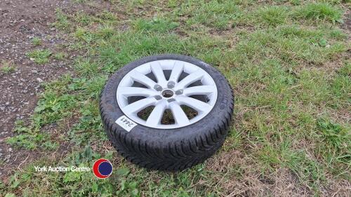 Audi alloy wheel and tyre 215/45/16