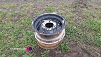 Pair of 16 x 6.00 tractor front wheels - 3