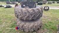 Stocks front dual wheels, Trelleborg 480/70R30 with clamps, 40%