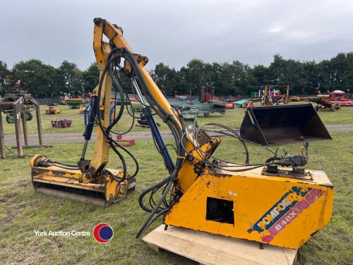 Bomford B48X hedge cutter, PTO in office