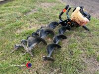 Post auger with 3 x bits - 2