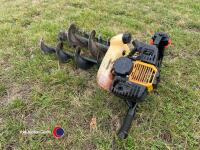 Post auger with 3 x bits - 3