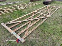 14ft Wooden gate, good