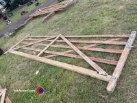 14ft Wooden gate, good - 2