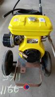 Petrol pressure washer and new hose, working order - 5