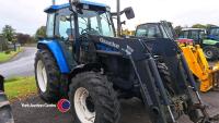 NH TL90 4wd tractor c/w Quicke Q750 loader. CN03 AYM, key in office - 3