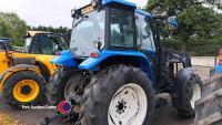 NH TL90 4wd tractor c/w Quicke Q750 loader. CN03 AYM, key in office - 4