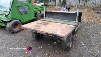 Cushman utility cart, petrol engine, rear tipping body, key in office - 3