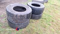 4 x 355/60R18 (13.0/60R18) trailer tyres - good, all removed tubeless