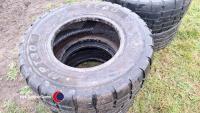 4 x 355/60R18 (13.0/60R18) trailer tyres - good, all removed tubeless - 2