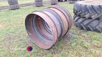 Pair of Stocks 38' dual wheel rims - 2