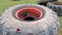 2 x 1300X530-533 trailer wheels - 2
