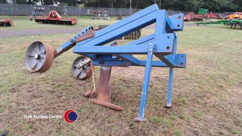 Mole drainer c/w depth wheels