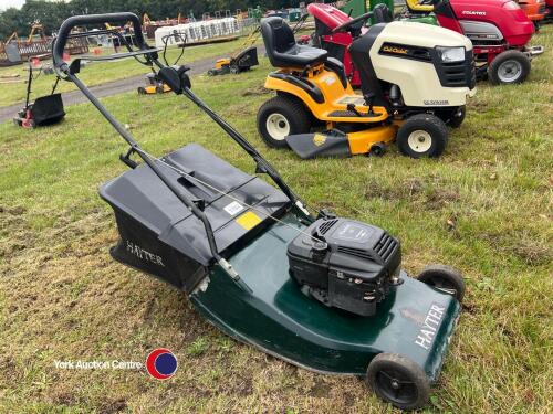 Hayter Harrier 56 roller mower c/w grass bag