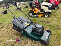 Hayter Harrier 56 roller mower c/w grass bag