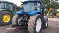 New Holland T6010 tractor with Quicke loader YL59 HJJ, key in office - 5