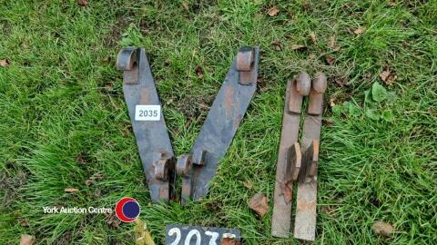 Tractor loader brackets