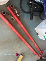 Ford 7840 SLE loader tractor, Chilton loader, with stands for removal 4 spools, 40k box, 9000 hours, straight off the farm, only used for moving bales, K863 CHJ, loader brackets & key in office - V5 in office - 8