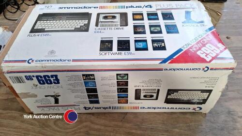 Commodore Plus 4 vintage computer pack, boxed