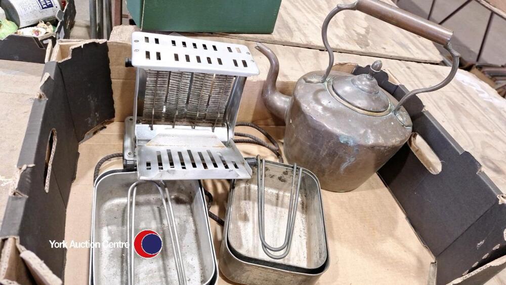2 sets of WW2 mess tins and antique toaster | September timed online ...