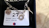 Thomas Sabo bracelet and 2 charms - 2