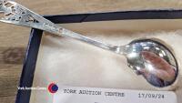 2 x Scottish hallmarked silver spoons - 2