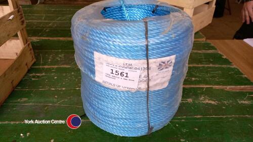 150m approx x 6mm blue drawcord