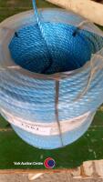 150m approx x 6mm blue drawcord - 2