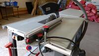 Metabo table saw, as new,cost over £400 - 4