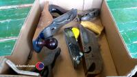 Box of woodworking planes, Record & Stanley