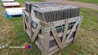 Crate of grey roof tiles - 2