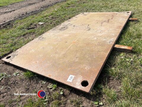 Road plate, 3/4' thick.