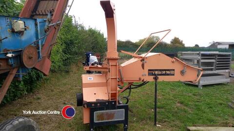 PTO driven wood chipper