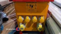 110v transformer with building sight lights. Good working order. - 3