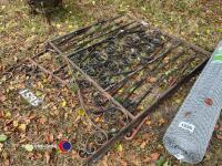 Pair of blacksmith made gates - 2