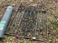 Pair of blacksmith made gates - 4