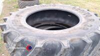 Pair 520-70R38 Mitas tyres 90%, good - 2