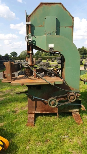 Forester tractor mounted PTO driven timber band saw