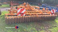 Simba Xpress 4m mounted disc cultivator c/w ST bar year 2010 - 4