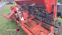 KRM 3m power harrow combination drill with stands, control unit, original manuals, box of spares and PTO shaft in office - 4