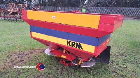 KRM fertiliser spreader complete with PTO