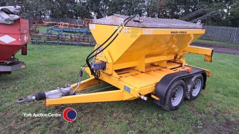 Vale TS1700 tractor towed salt spreader