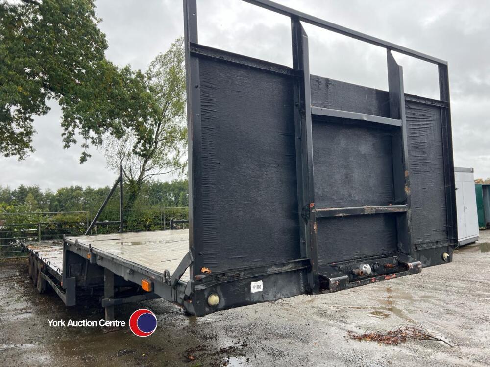 45ft step frame trailer on steel suspension | York Machinery Sale ...