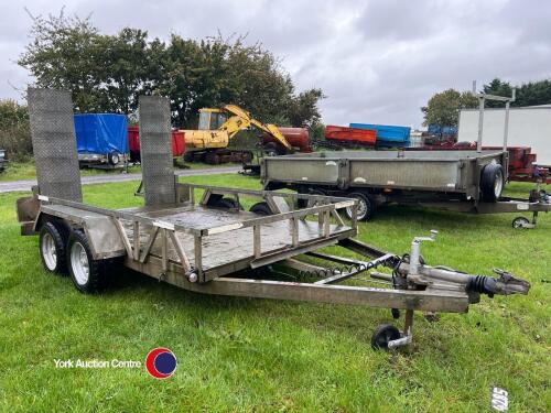 Indespension plant trailer 10ftx6ft, all new brakes and cables, good tyres, fixed ramps
