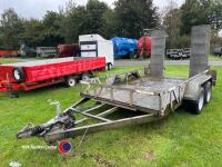 Indespension plant trailer 10ftx6ft, all new brakes and cables, good tyres, fixed ramps - 2