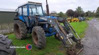 Ford 7610 4wd tractor c/w Howard loader, C289 MMR c/w V5 and key in office