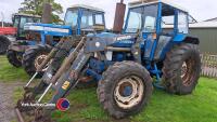 Ford 7610 4wd tractor c/w Howard loader, C289 MMR c/w V5 and key in office - 2