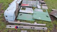 Selection of Land Rover Series 1 spares -doors, wings, panels etc - 2