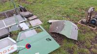 Selection of Land Rover Series 1 spares -doors, wings, panels etc - 3