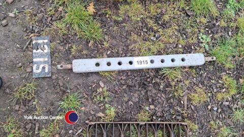 Grey Ferguson implement bar tow hitch